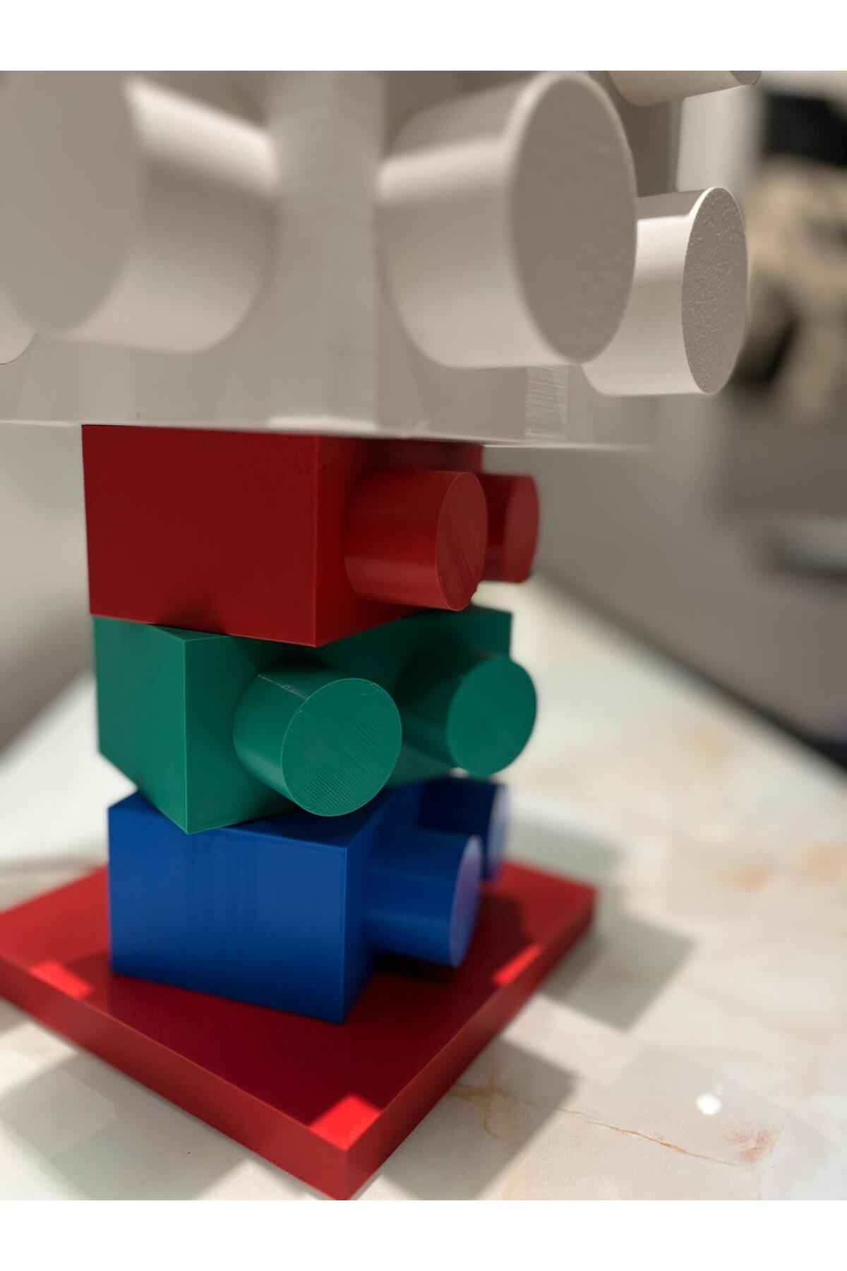 LEGO Tarzı Dekoratif Çocuk Abajuru – Hayal Gücüyle Tasarlanmış Işık!