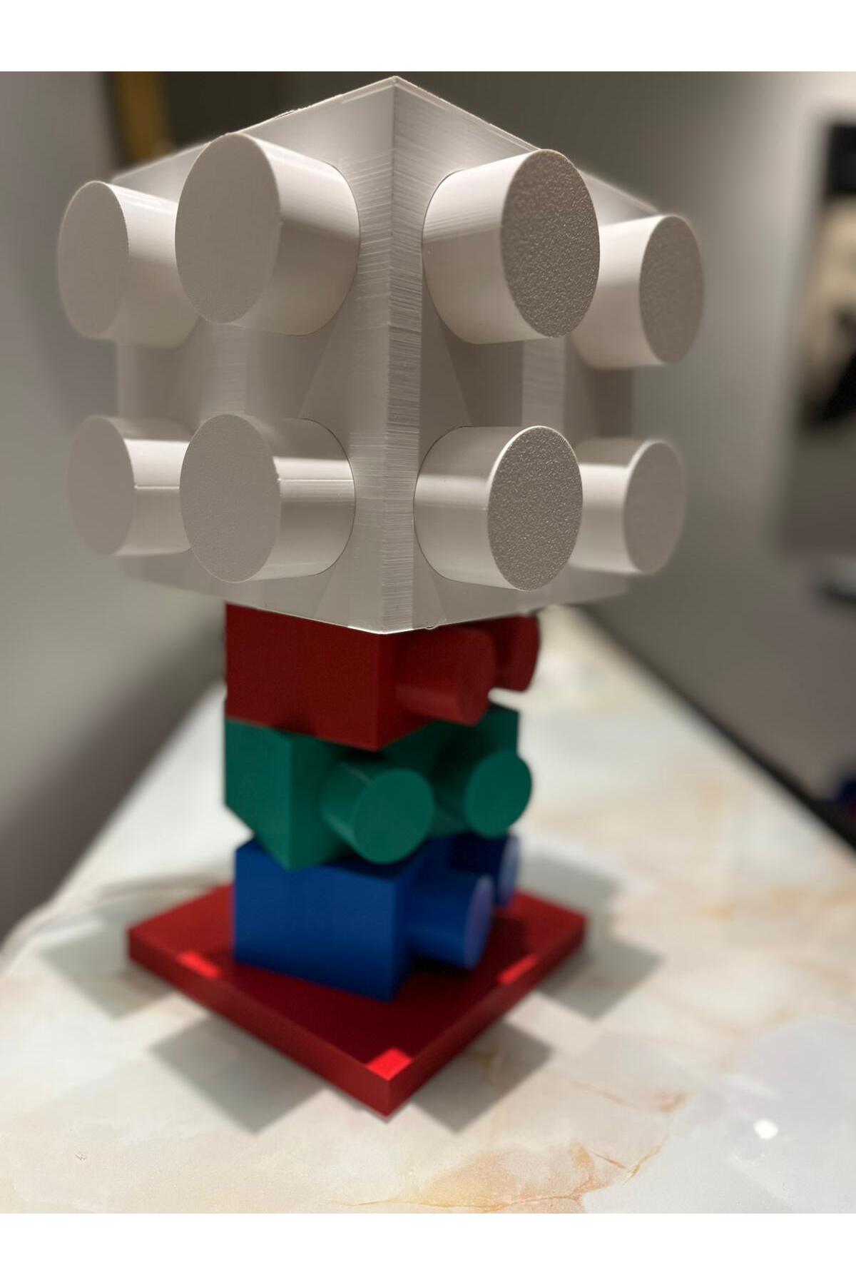 LEGO Tarzı Dekoratif Çocuk Abajuru – Hayal Gücüyle Tasarlanmış Işık!