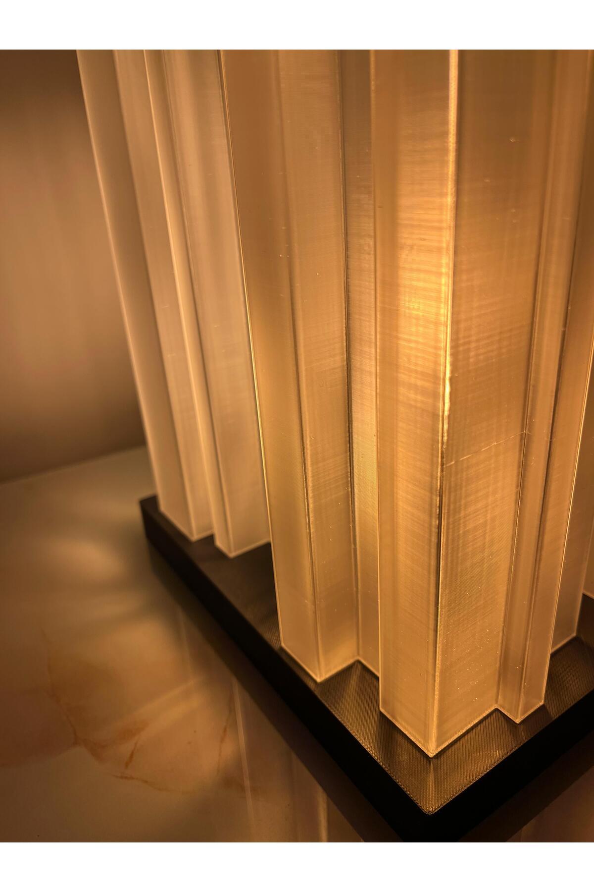 3D Baskı Mimari Stil Abajur – Işığın Sanatla Buluştuğu Nokta