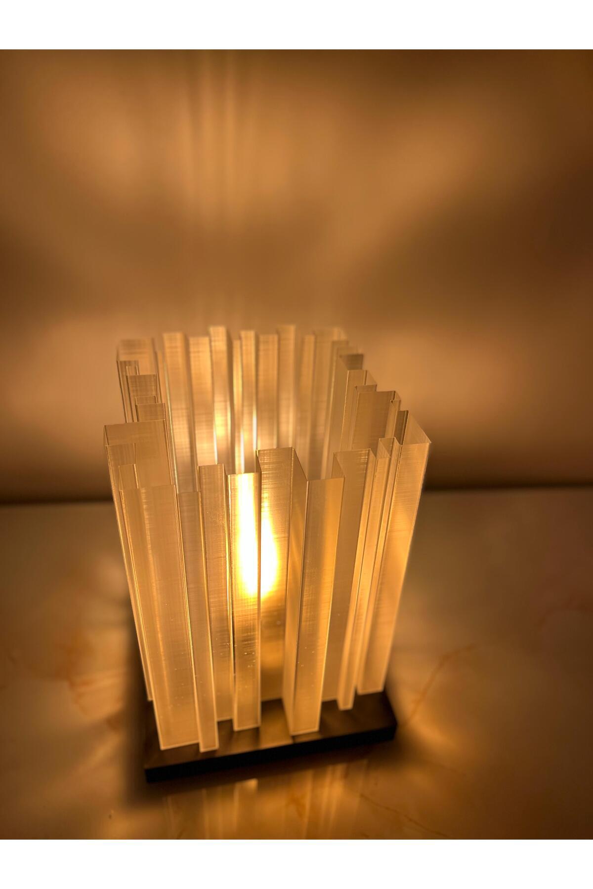 3D Baskı Mimari Stil Abajur – Işığın Sanatla Buluştuğu Nokta