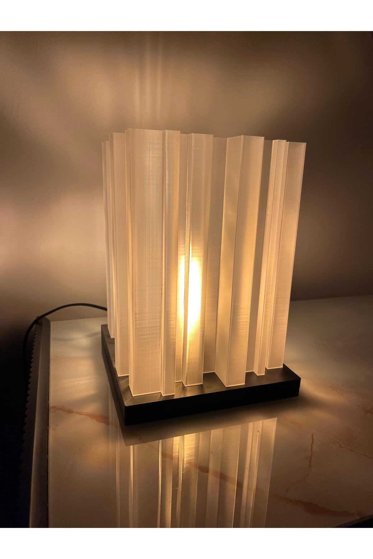 3D Baskı Mimari Stil Abajur – Işığın Sanatla Buluştuğu Nokta