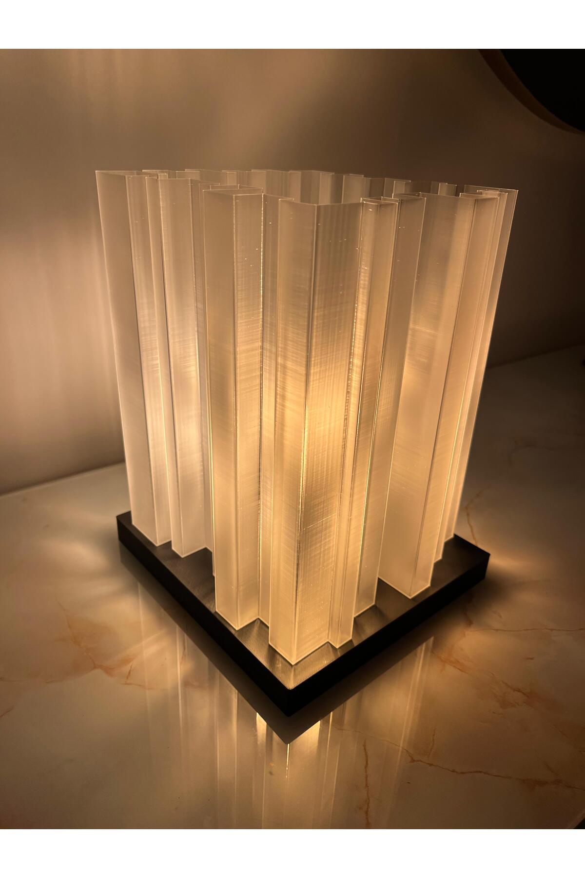 3D Baskı Mimari Stil Abajur – Işığın Sanatla Buluştuğu Nokta