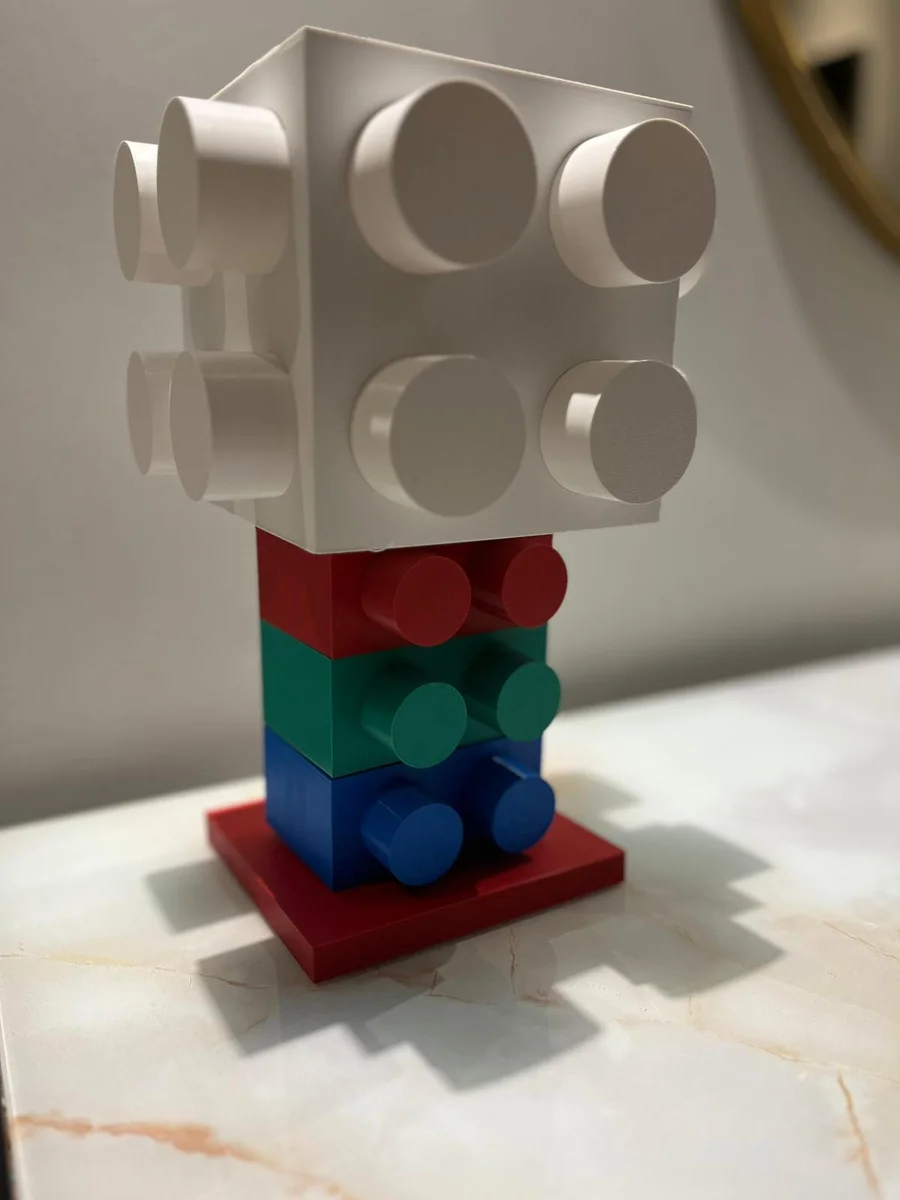 Lego Görünümlü Çocuk Odası Masa Lambası