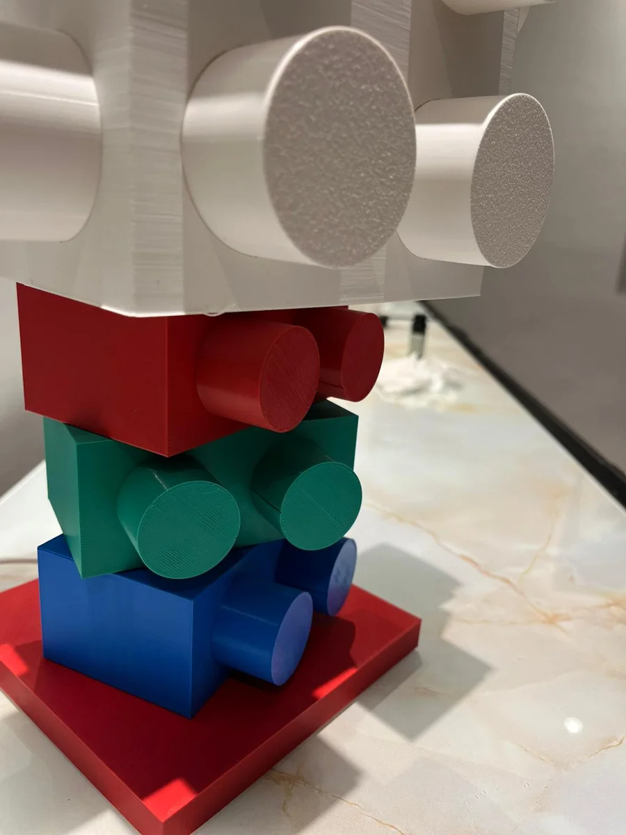 Lego Görünümlü Çocuk Odası Masa Lambası