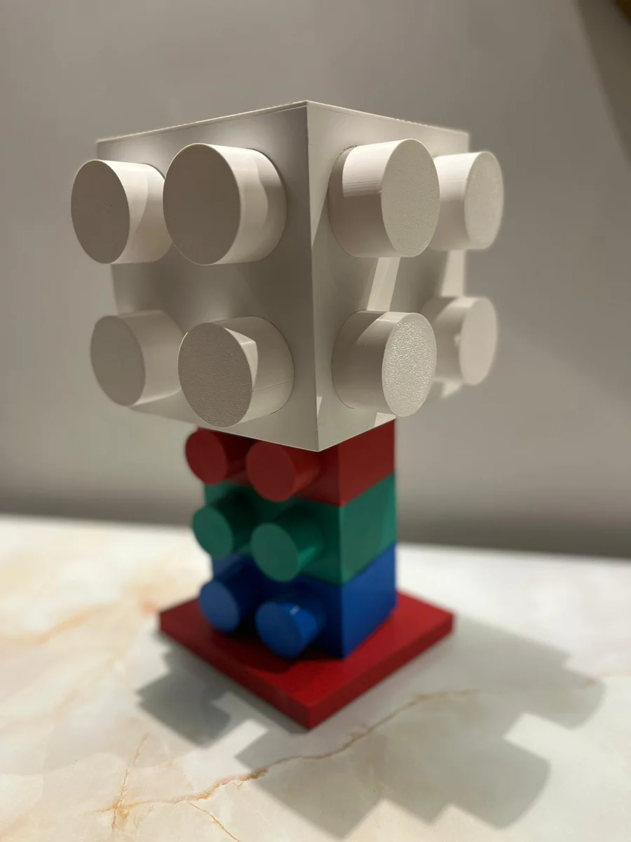 Lego Görünümlü Çocuk Odası Masa Lambası