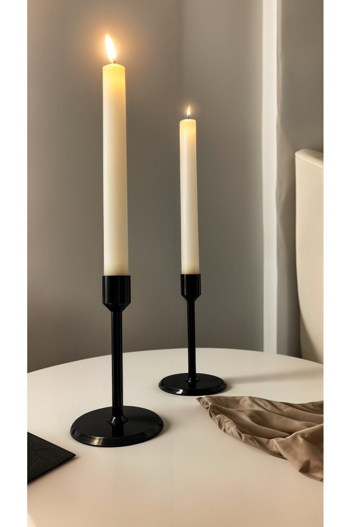 Modern Ayaklı BioPlastik Şamdan Mumluk